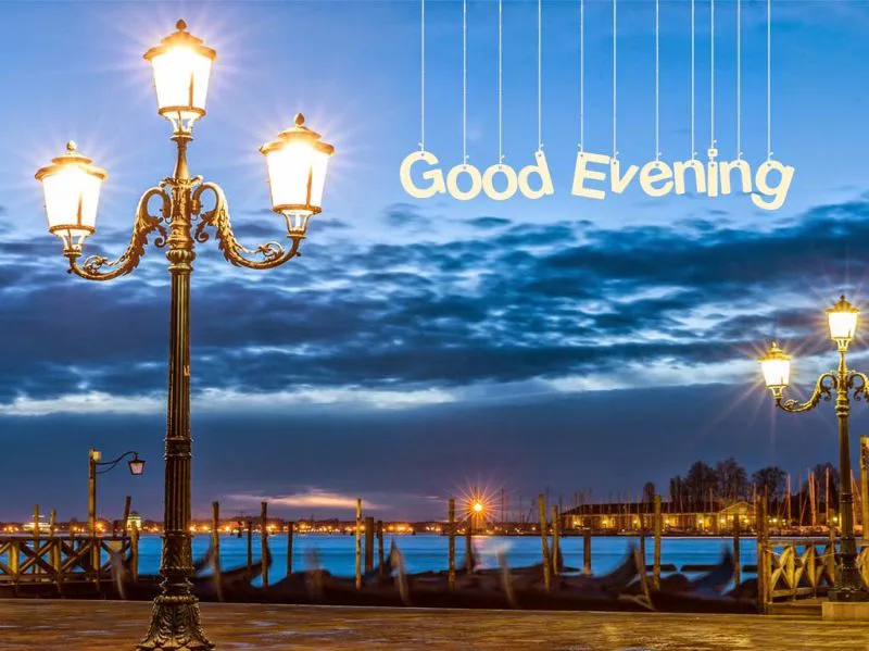 Good Evening Greetings Greeting Cards 9013