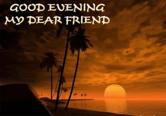 Good Evening Greetings Greeting Cards 8934