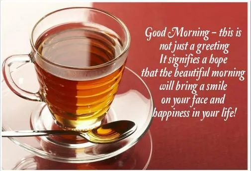 Good Morning Wishes Greeting Cards 7310
