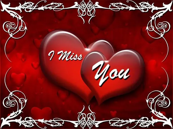 I Miss You Greetings Greeting Cards 13461