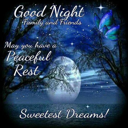 Good Night Greetings Greeting Cards 25846