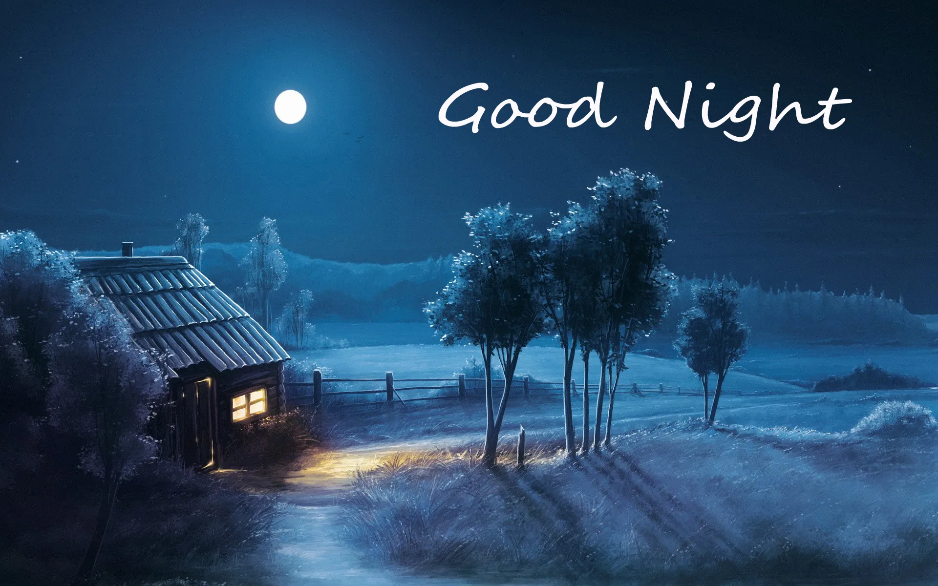 Good Night Greetings Greeting Cards 9372