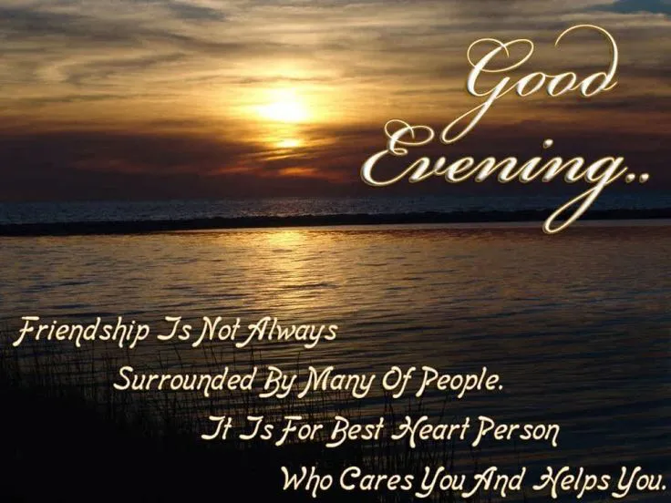 Good Evening Greetings Greeting Cards 8941