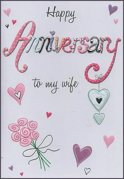 Anniversary Greetings Greeting Cards 8670