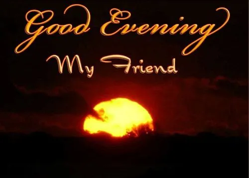 Good Evening Greetings Greeting Cards 8927