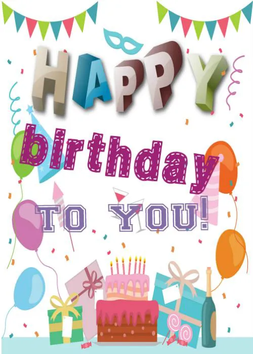 Birthday Greetings Greeting Cards 3880