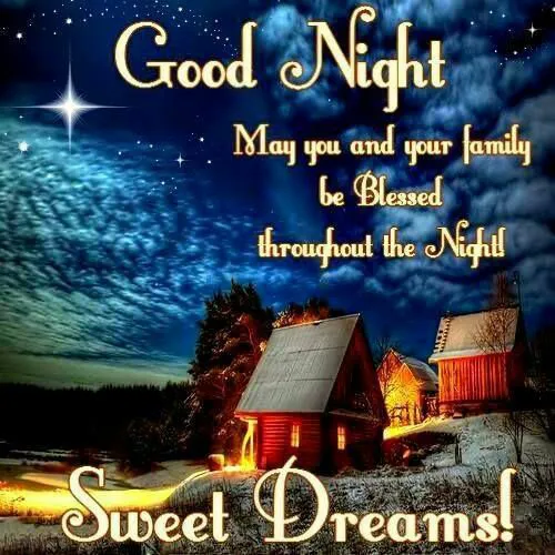 Good Night Greetings Greeting Cards 25825