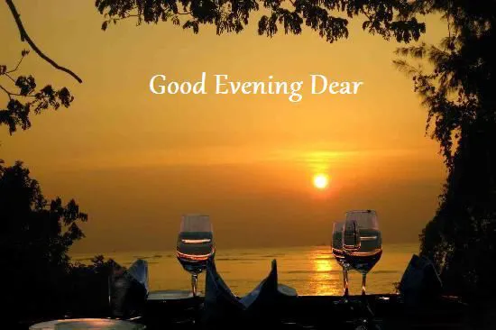 Good Evening Greetings Greeting Cards 9014