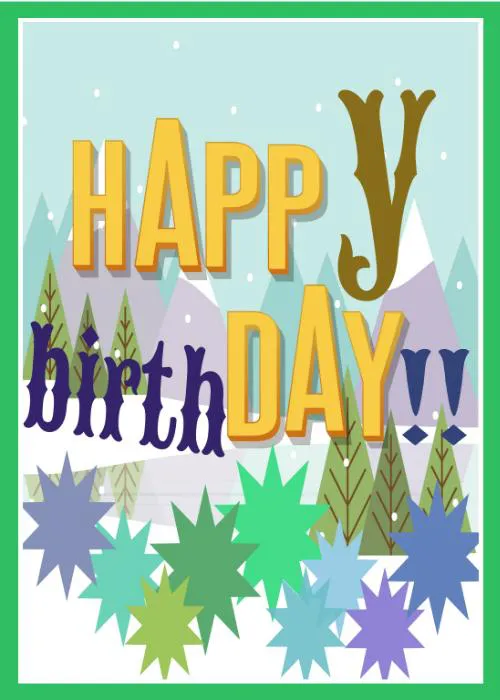 Birthday Greetings Greeting Cards 3893