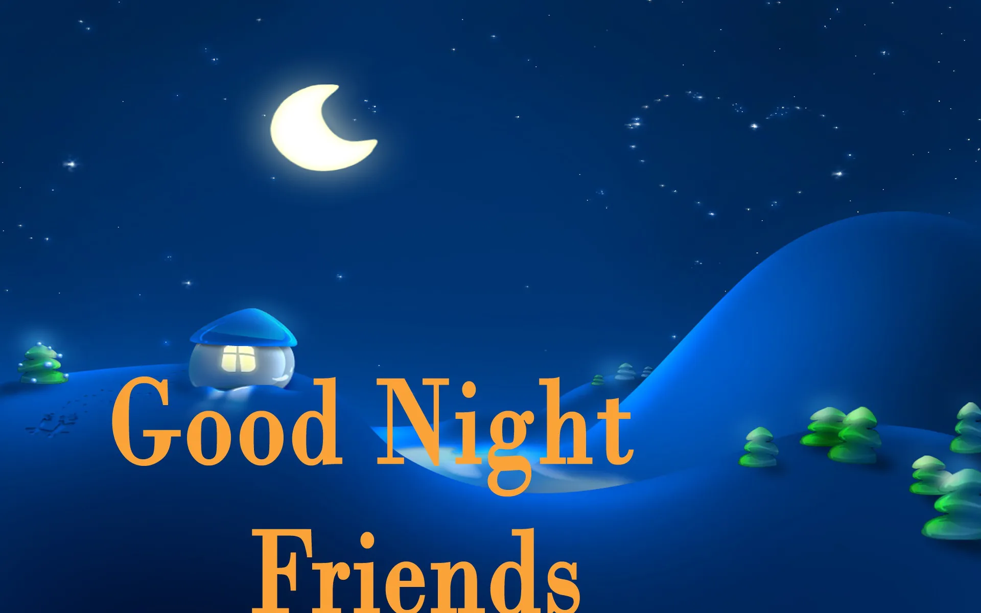 Good Night Greetings Greeting Cards 9358