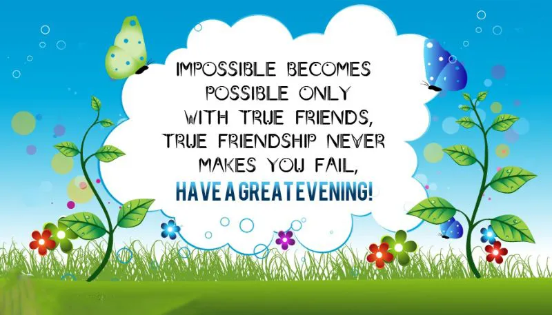 Good Evening Greetings Greeting Cards 8943