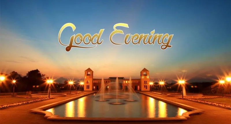Good Evening Greetings Greeting Cards 9005