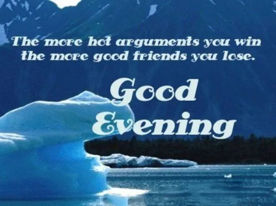 Good Evening Greetings Greeting Cards 8932