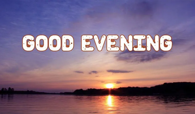 Good Evening Greetings Greeting Cards 9010