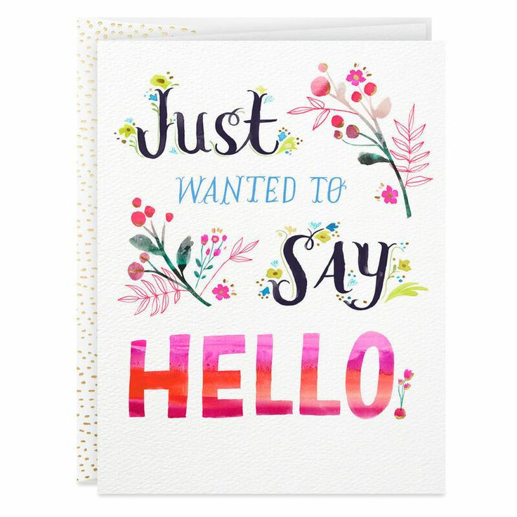 Hi Hello Greetings Greeting Cards 99857