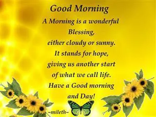 Good Morning Wishes Greeting Cards 6775