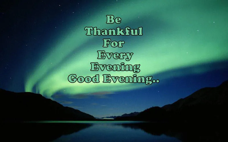 Good Evening Greetings Greeting Cards 9008