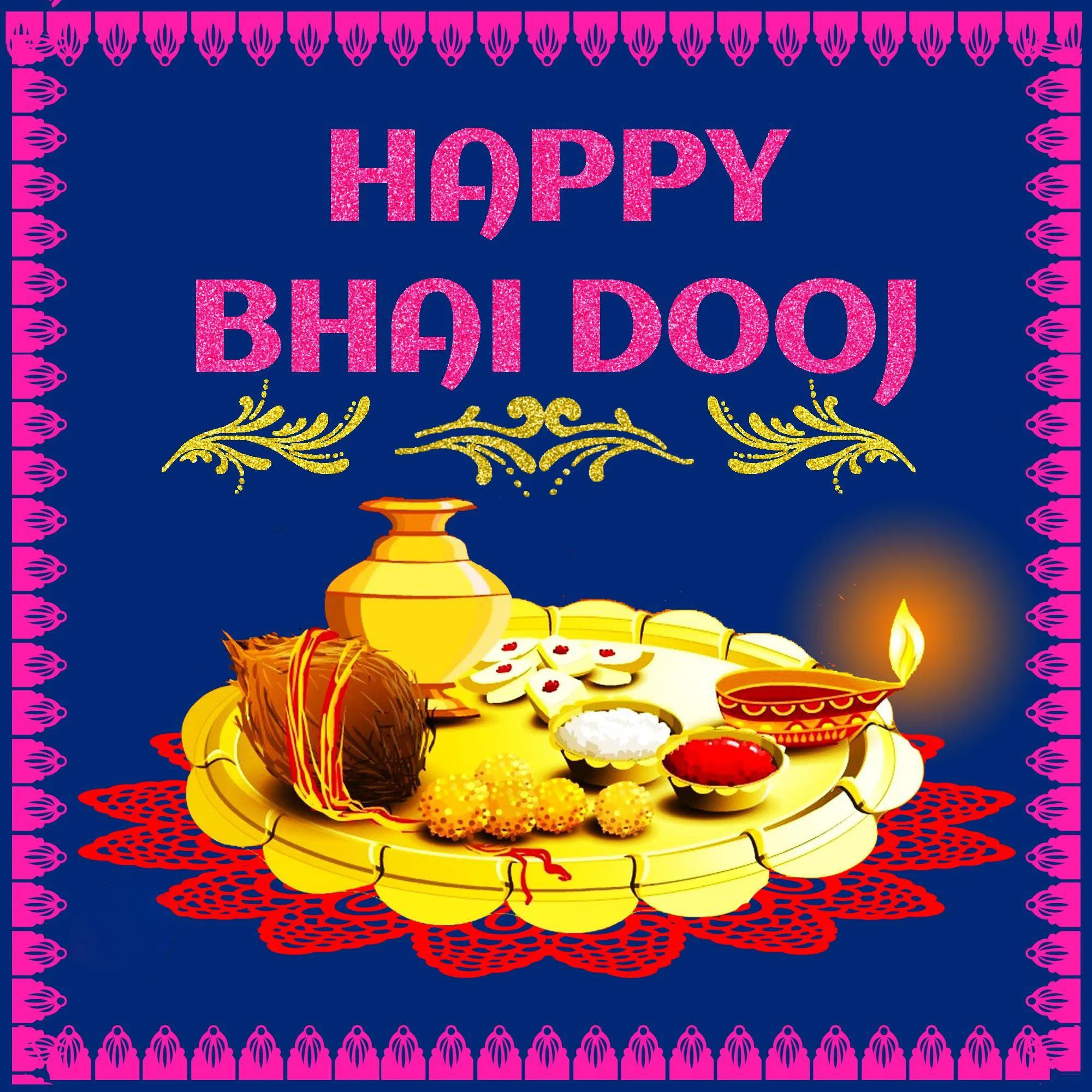 Bhai Dooj Greeting Cards 44302