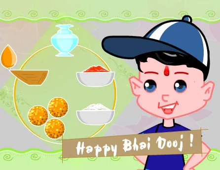 Bhai Dooj Greeting Cards 44020