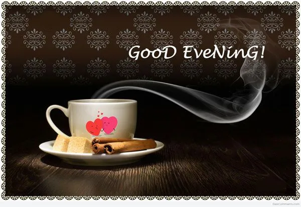 Good Evening Greetings Greeting Cards 9028