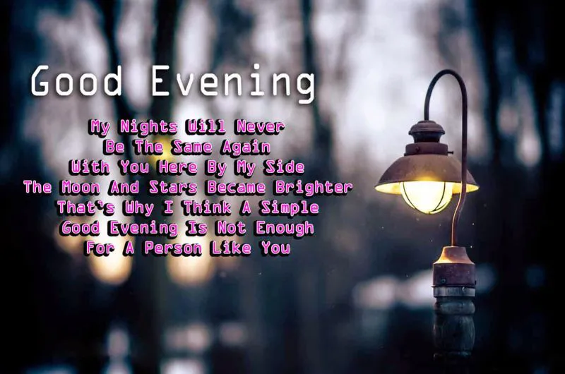 Good Evening Greetings Greeting Cards 9040