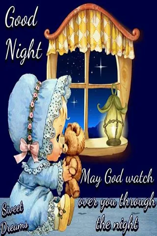 Good Night Greetings Greeting Cards 25917
