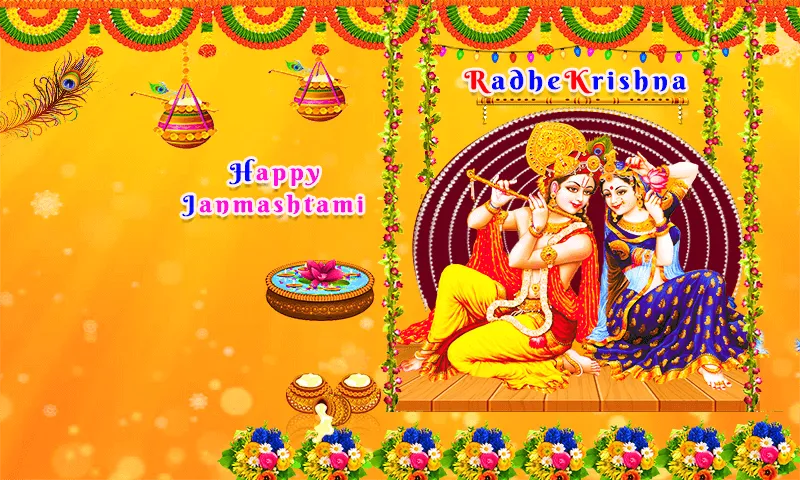 Krishna Janmashtami Greeting Cards 47845