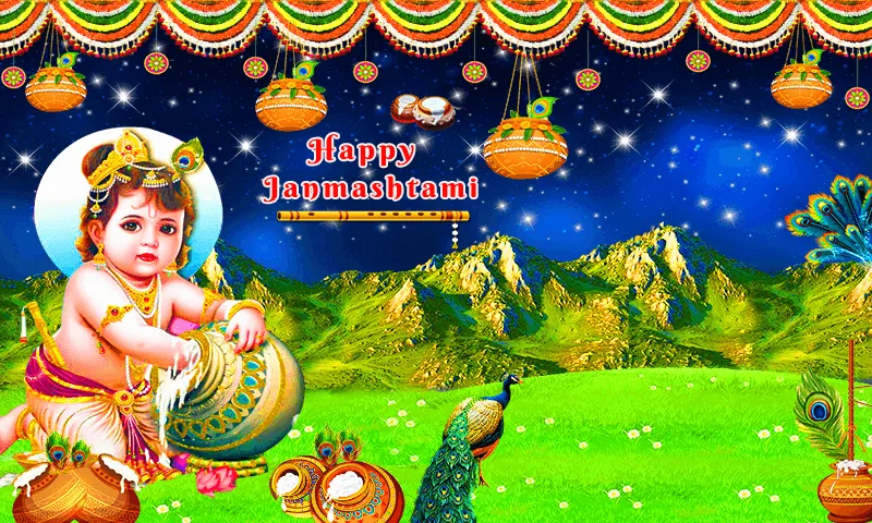 Krishna Janmashtami Greeting Cards 47856