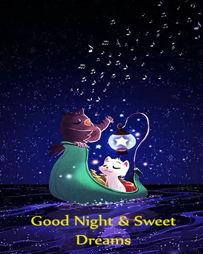Good Night Greetings Greeting Cards 25996