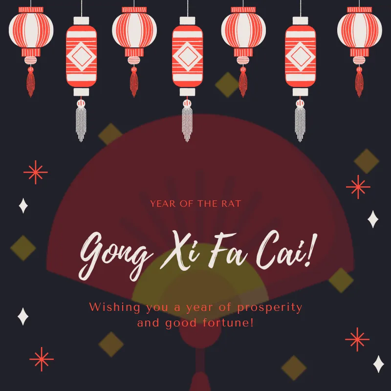 Chinese New Year Greeting Cards 71229