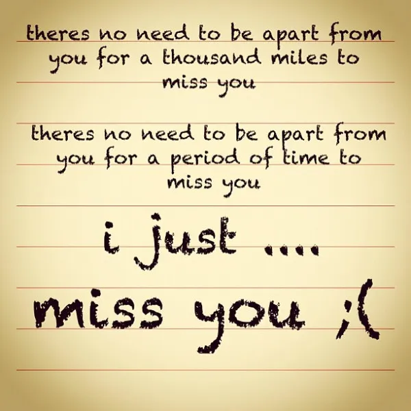 I Miss You Greetings Greeting Cards 13450
