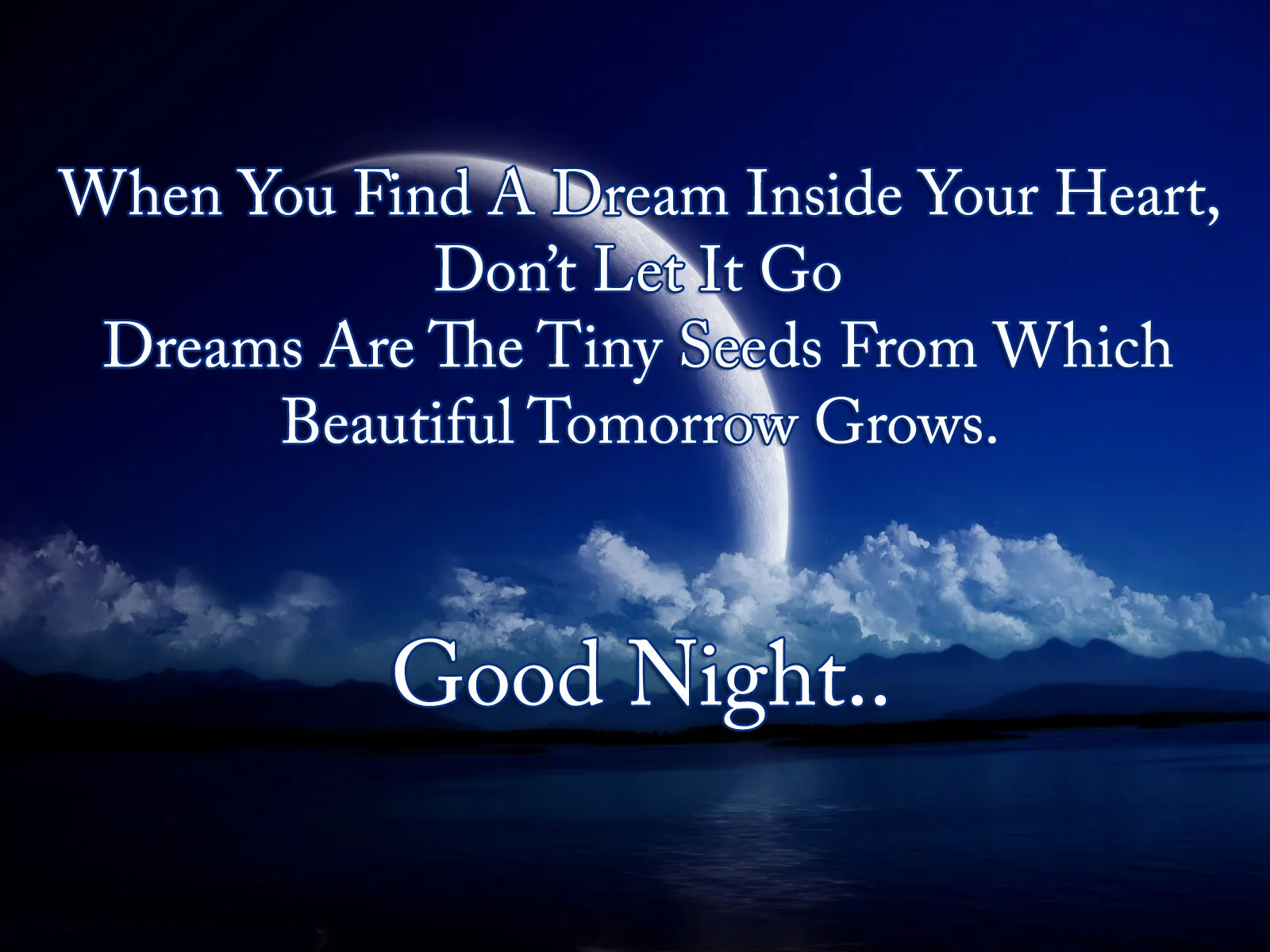 Good Night Greetings Greeting Cards 9370