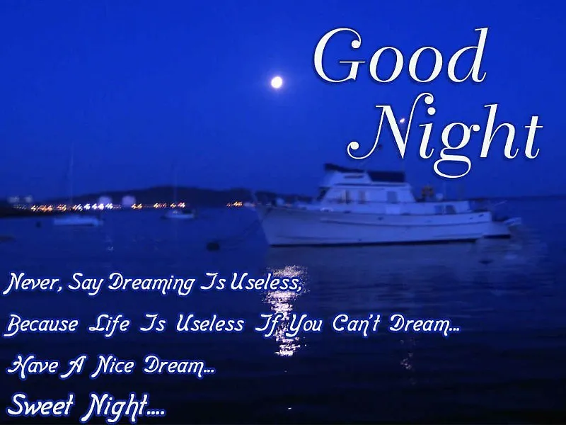 Good Night Greetings Greeting Cards 9495