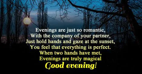 Good Evening Greetings Greeting Cards 9031
