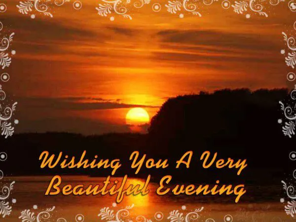 Good Evening Greetings Greeting Cards 9045