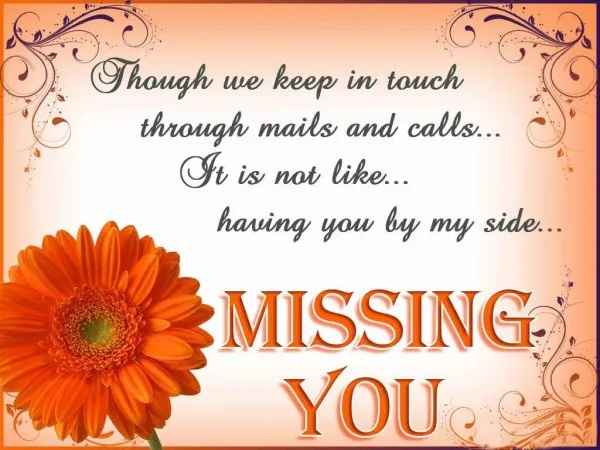 I Miss You Greetings Greeting Cards 13454