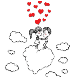 Kiss Day Greeting Cards 54417