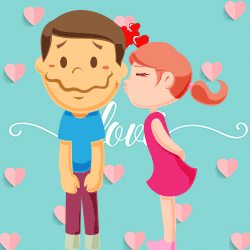 Kiss Day Greeting Cards 54421