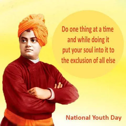 Swami Vivekananda Jayanti Greeting Cards 71608
