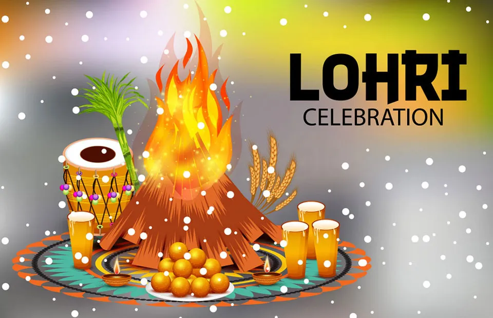 Lohri Greeting Cards 51500