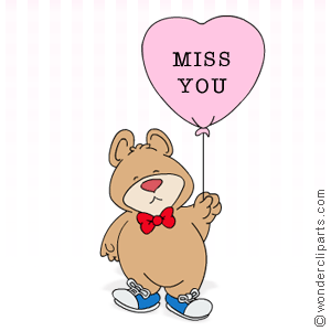 I Miss You Greetings Greeting Cards 54233